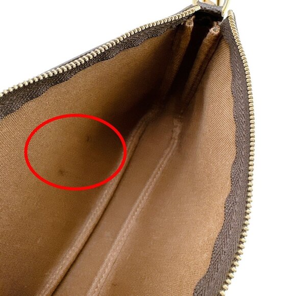 LOUIS VUITTON Brown Monogram Pouch - Picture 14 of 16